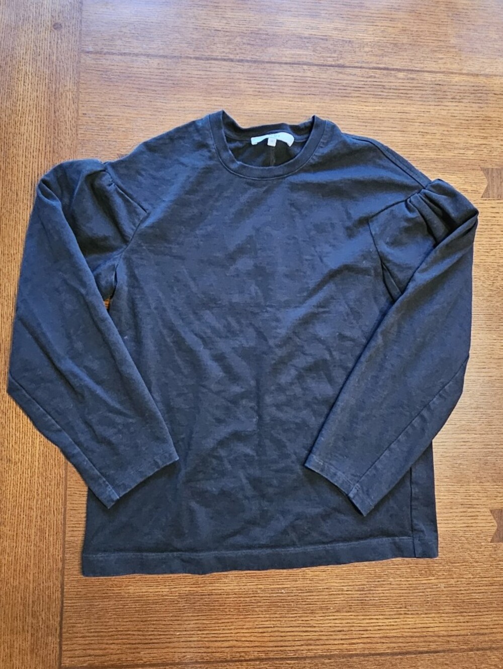 Tibi Punto Milano Puff Sleeve Sweeashirt Size 0  XS
